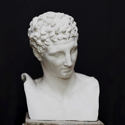 Busto in gesso Ermes by Studio Galleria Romanelli