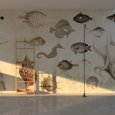  Rivestimento per pareti Aquarium, carta vinilica TNT by Officinarkitettura