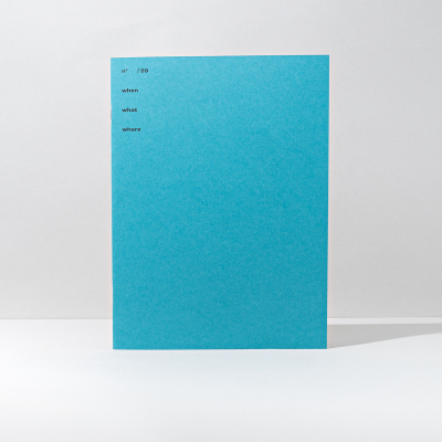Quaderno appunti Notebook Basic Blue, L by Rubbettino