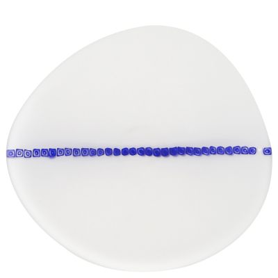Piatto design Rolling Stones XL light blue