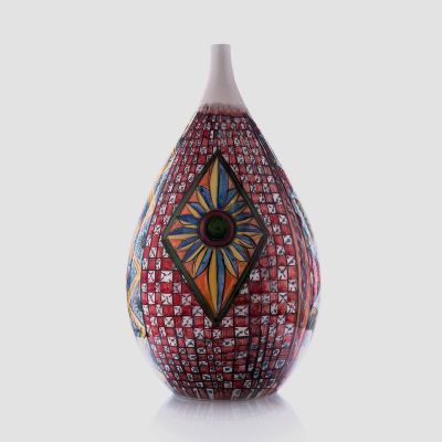 Bottiglia in ceramica Carretto goccia M by Artefice Atelier