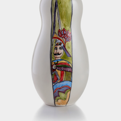 Bottiglia in ceramica Pupo curve, M by Artefice Atelier