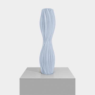 Vaso scultura Calliope, bianco by Dygodesign